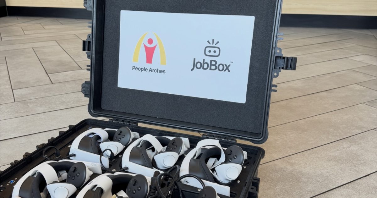 The branded People Arches JobBox at McDonald's